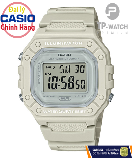 Đồng Hồ Unisex Dây Nhựa Casio Standard W-218HC-8A Chính Hãng - W-218HC-8AVDF