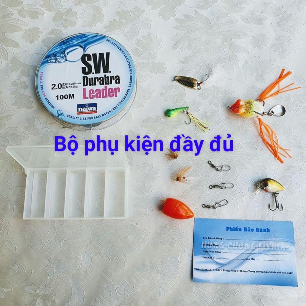 Bộ Cần Lure UL Máy Ngang YMERBOR Câu Lóc