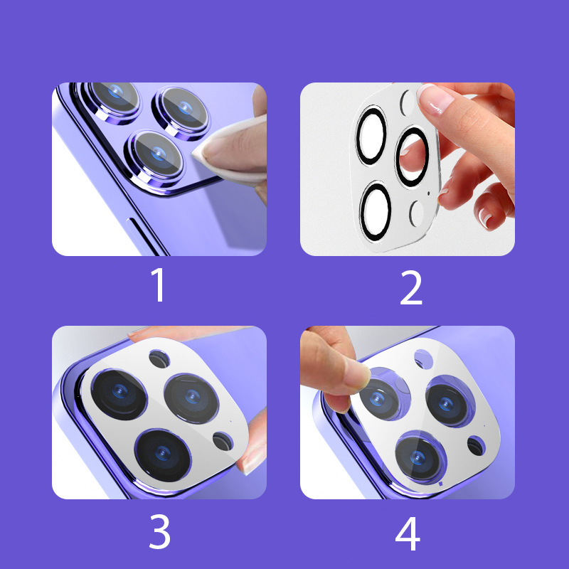 Miếng Dán Kính Cường Lực Camera chống trầy xước cho iPhone 14 / 14 Plus / 14 Pro / iPhone 14 Pro Max - Hàng chính Hãng