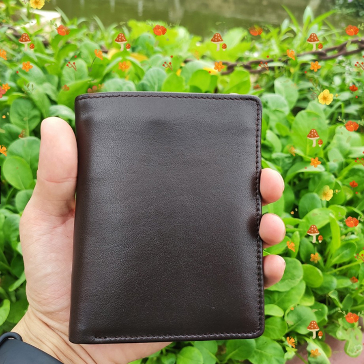 Ví Da Nam Chất Liệu 100% Da Thật Dáng Đứng Phong Cách Classic - VI74