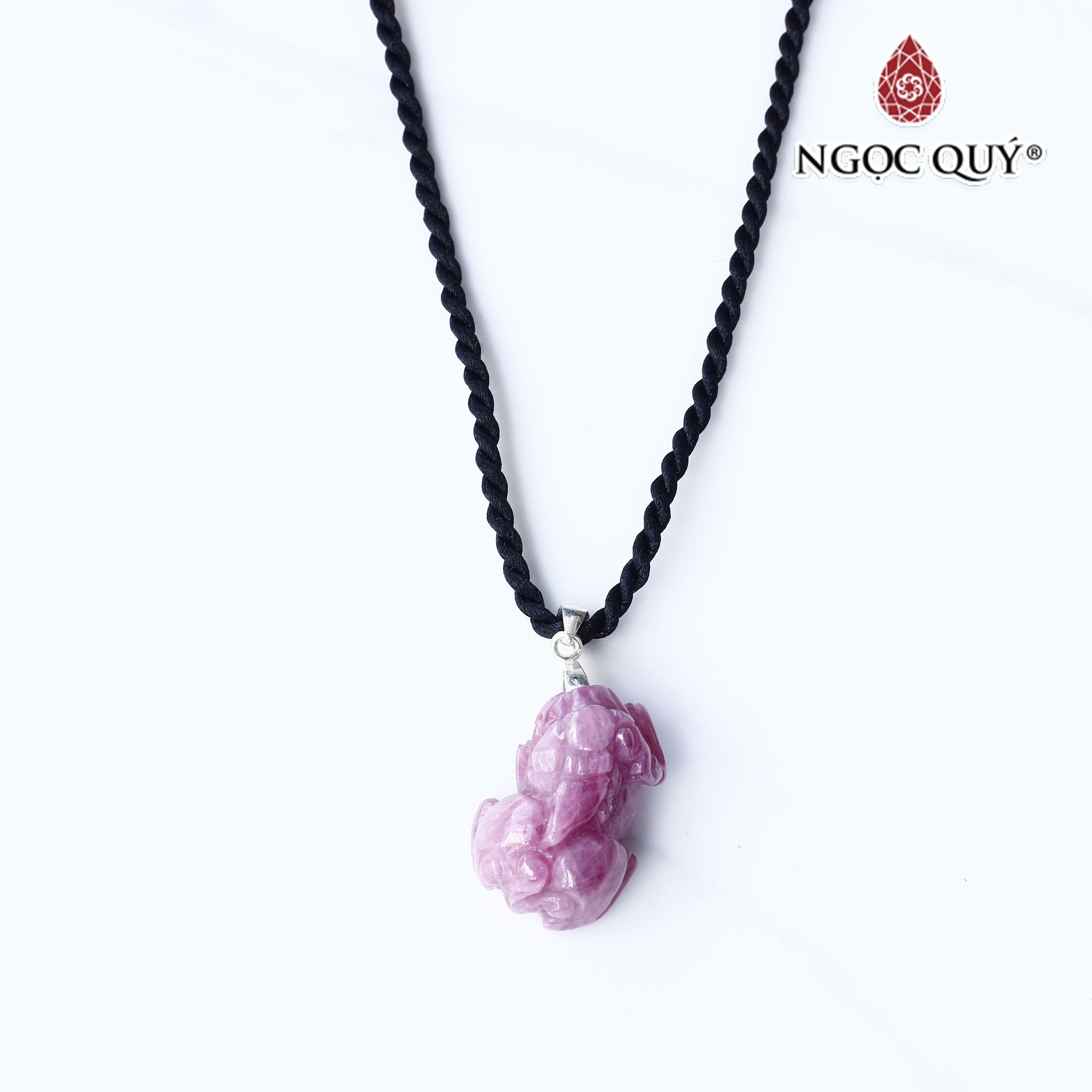 Mặt dây chuyền tỳ hưu ruby hồng ngọc hợp mệnh hỏa, thổ - Ngọc Quý Gemstones