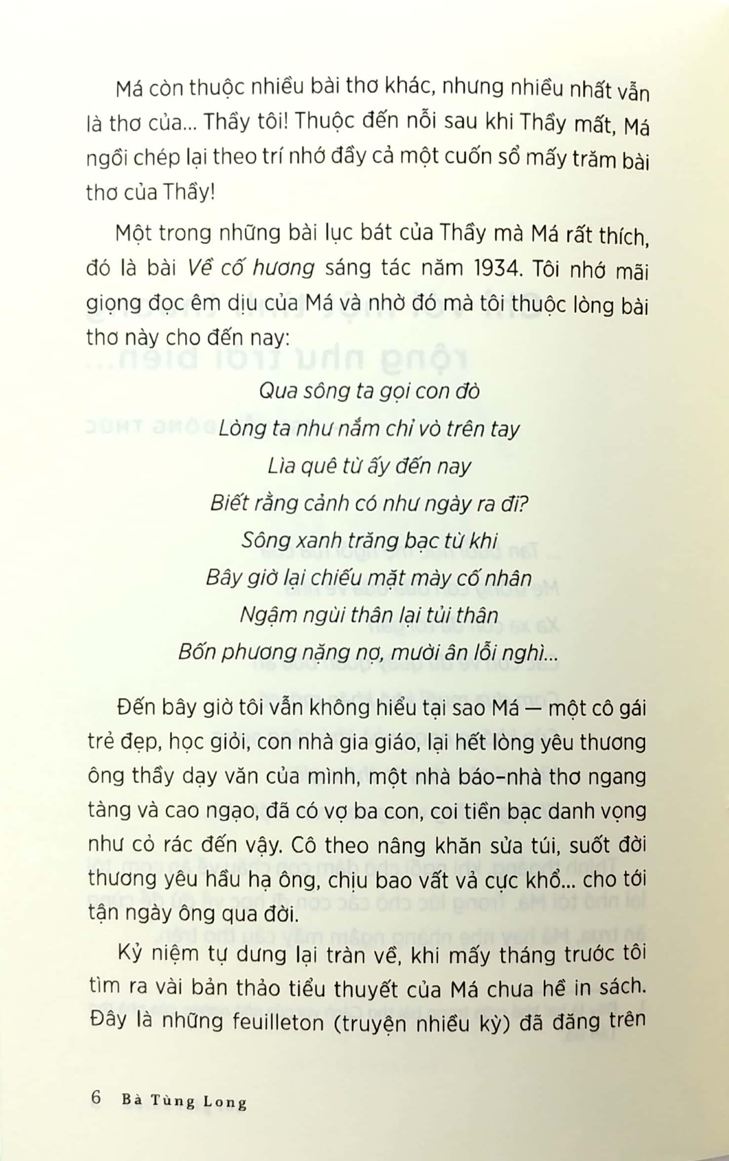 Sách Bà Tùng Long - Một Lần Lầm Lỡ