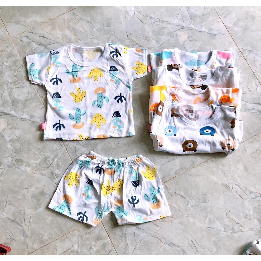 Combo 10 bộ đồ cotton cho bé -COMBO sơ sinh