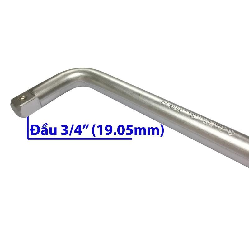 Cần siết đầu cong L 3/4&quot; dài 450mm (2 đầu) TOP - TSA-00007DH