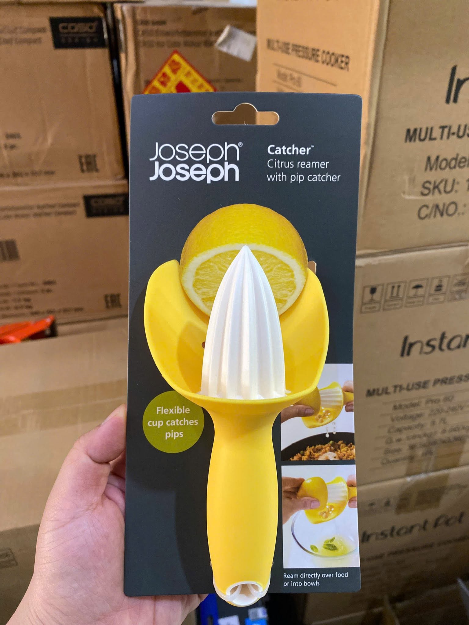 Dụng cụ vắt chanh bỏ hạt Joseph Joseph 20028 Catcher hàng chính hãng