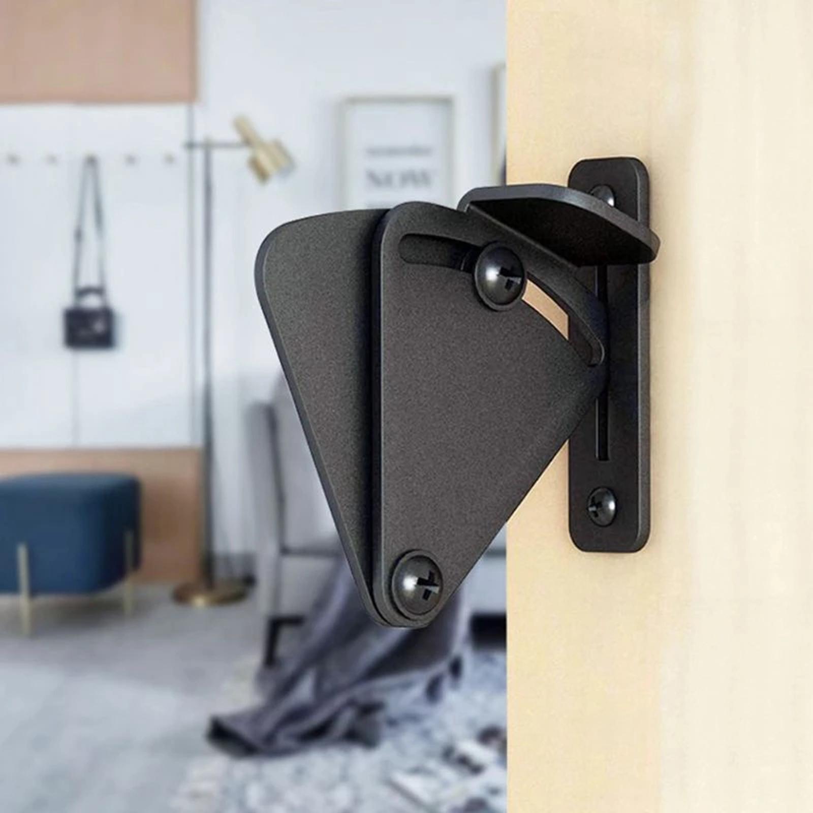 Portable Sliding Barn Door Lock Privacy Door Buckle for