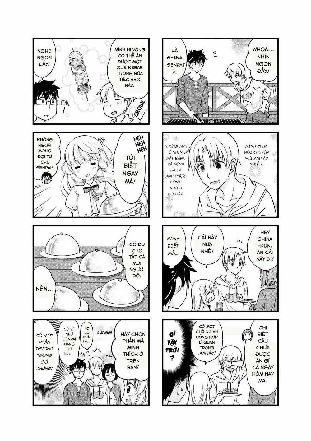 senpai nhỏ nhắn của tôi rất dễ thương chapter 9 4