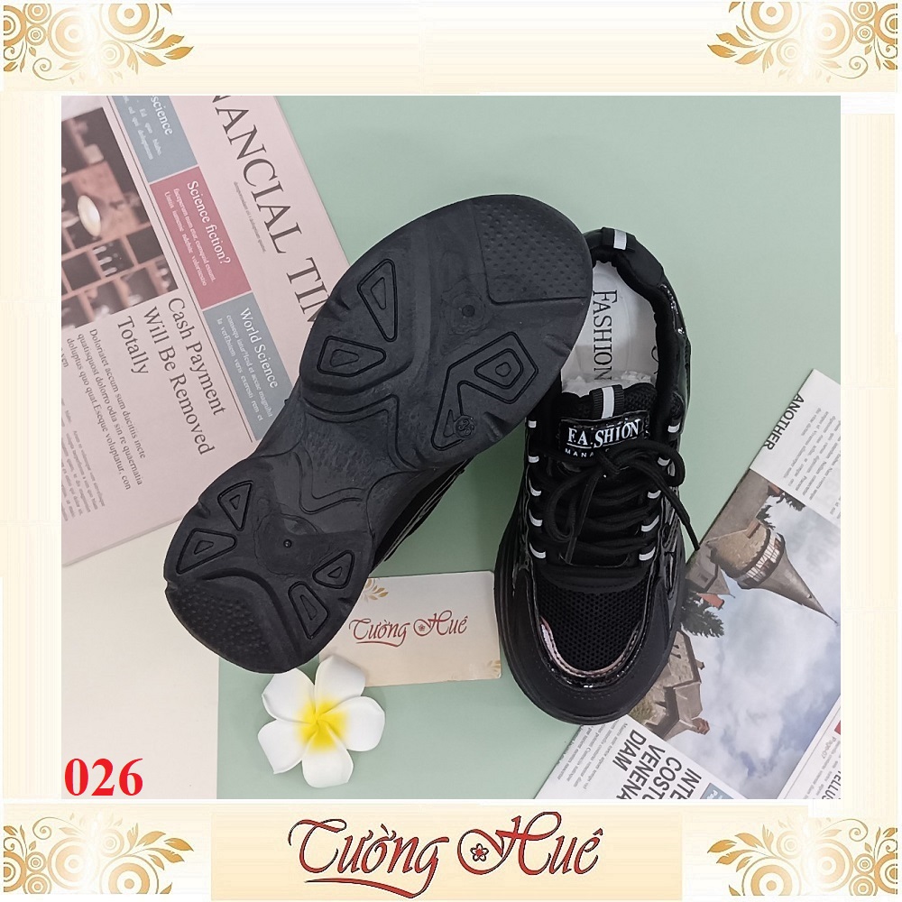 Giày Thể Thao Nữ Độn Đế Nâng Chiều Cao 6CM - Hàng Quảng Châu