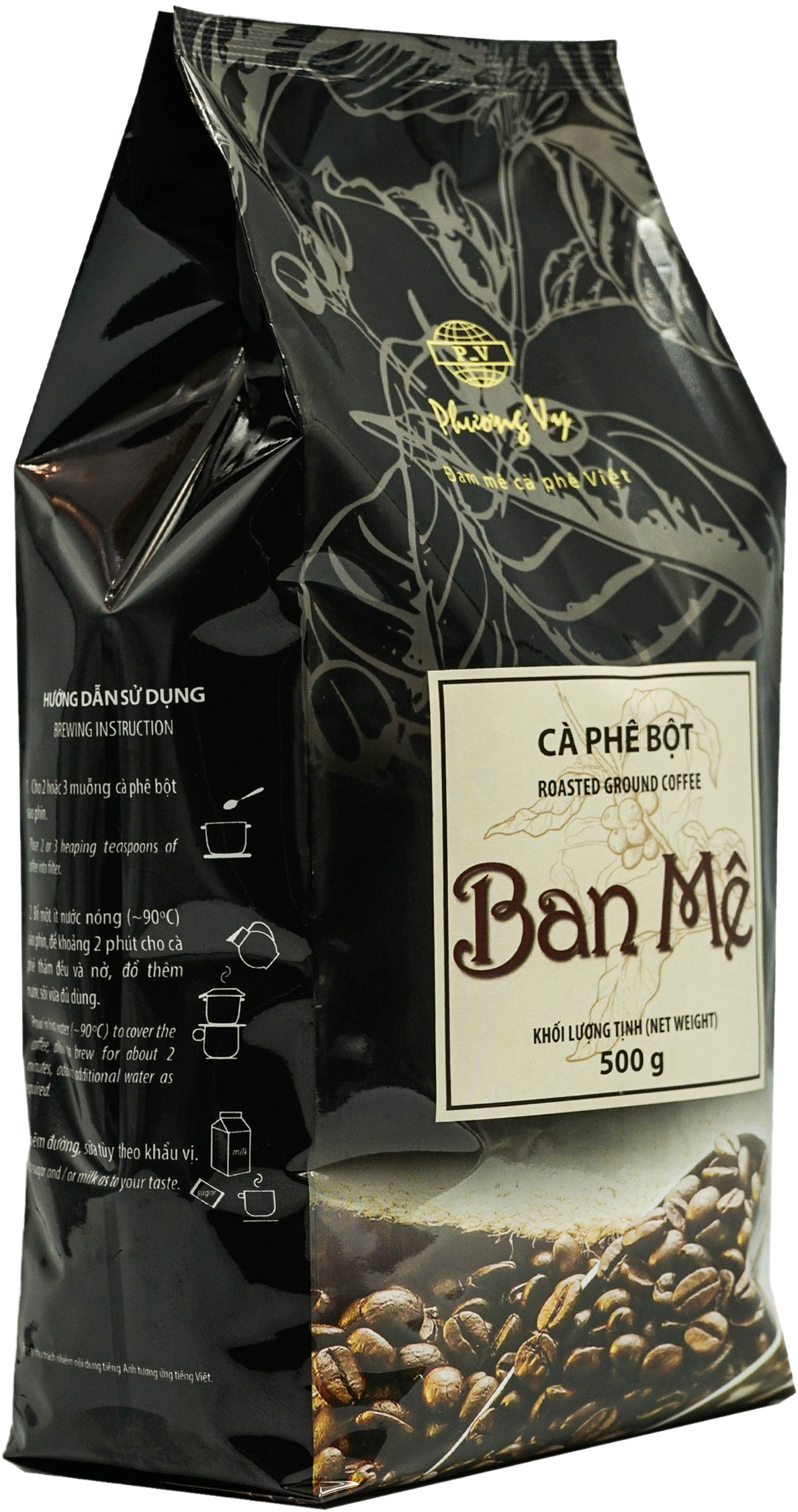 Cà phê bột Ban Mê 500g - Cà phê rang xay - Cà phê pha phin - Phương Vy Coffee (Cà phê)