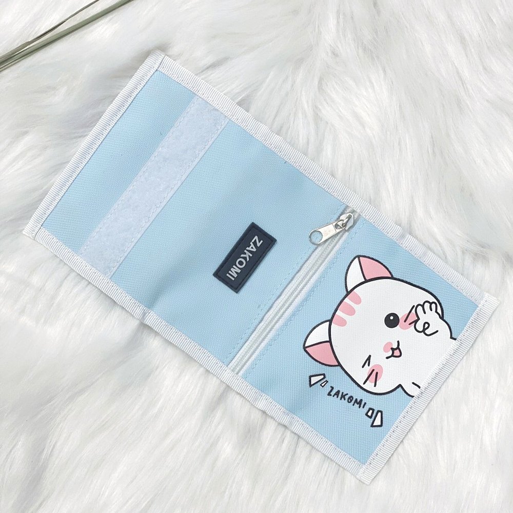 Bóp ví nữ mini con mèo cute Z_VIMEO, ví ngắn nhỏ gọn xinh xắn dạng gập 3 dùng đựng thẻ card tiền cho các bạn nữ-TẶNG KÈM DÂY ĐEO