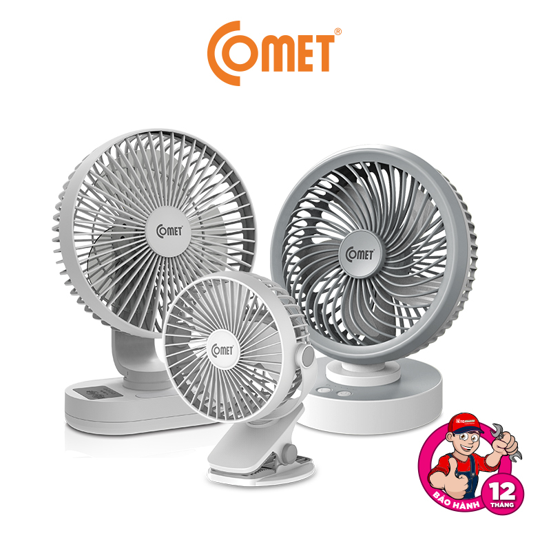 Quạt Sạc Để Bàn Comet Nhiều Chức Năng Bảo Hành 12 Tháng, Lỗi 1 Đổi 1 Trong 6 Tháng hàng chính hãng