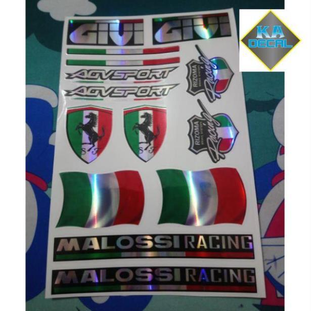 Tem tấm logo 7 màu in sẵn