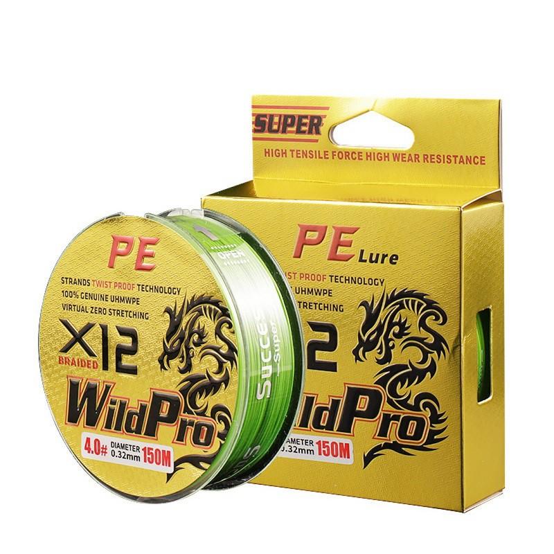 Dù Câu Cá PE Lure X12 WILD PRO Siêu Dai, Bền Bỉ..-SANAMI FISHING- Chuyên câu lure, câu đơn, câu lục