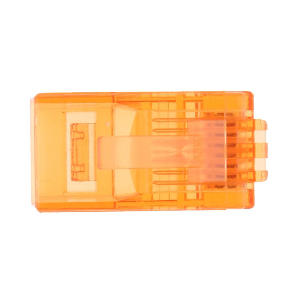 Cat six  Ends,100- cat six /cat  /   Connector,  Cable