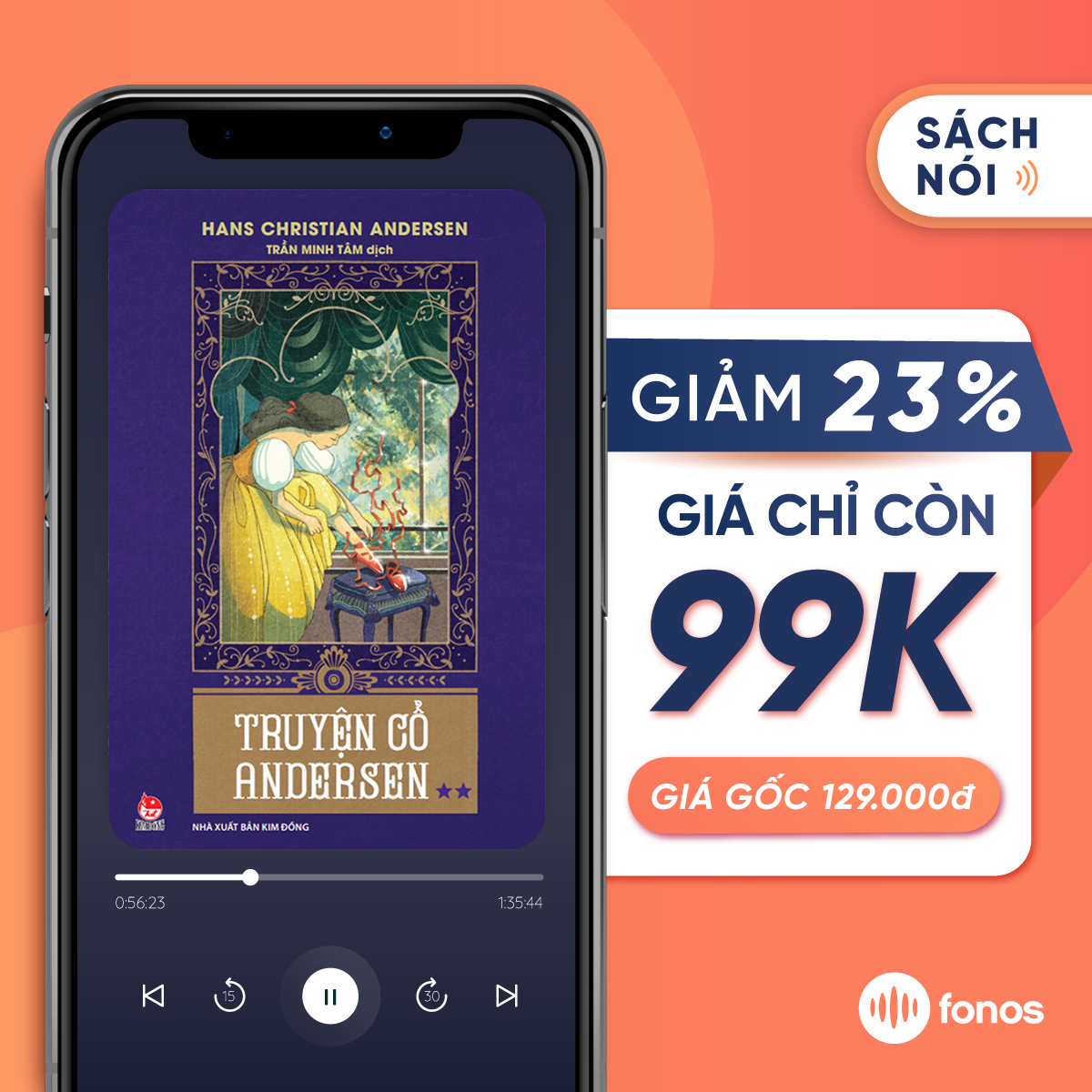 Sách nói Fonos: Truyện Cổ Andersen - Tập 2