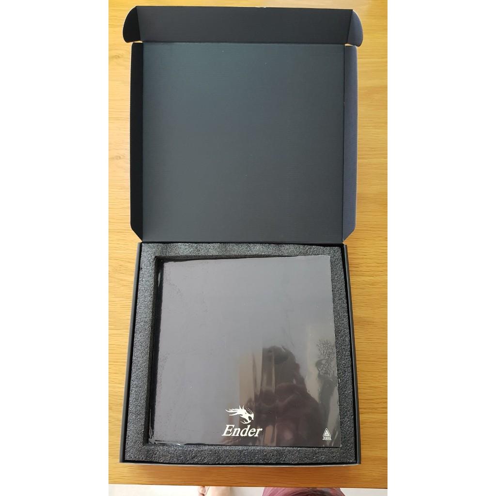 Tấm kính nền tinh thể Carbon Silicon Crystal Platform Glass Plate cho máy Ender 3 Max 310*320*4mm