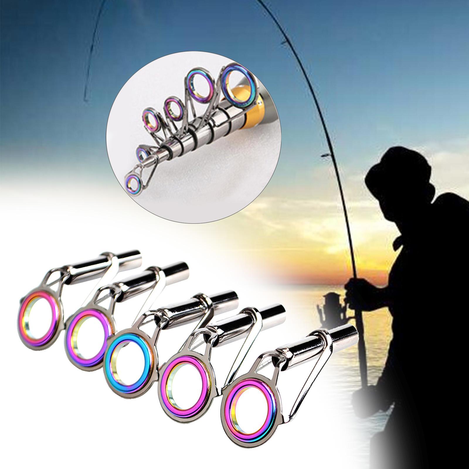 Stainless steel tips grip casting eye eyes 6 Size Multicolor