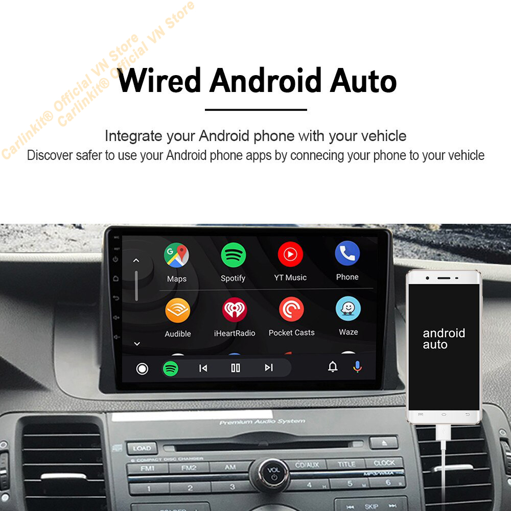 Carlinkit CPC200-AutoKit -Bộ Adapter chuyển đổi Apple Carplay có dây sang Apple Carplay không dây cho xe hơi màn Android.