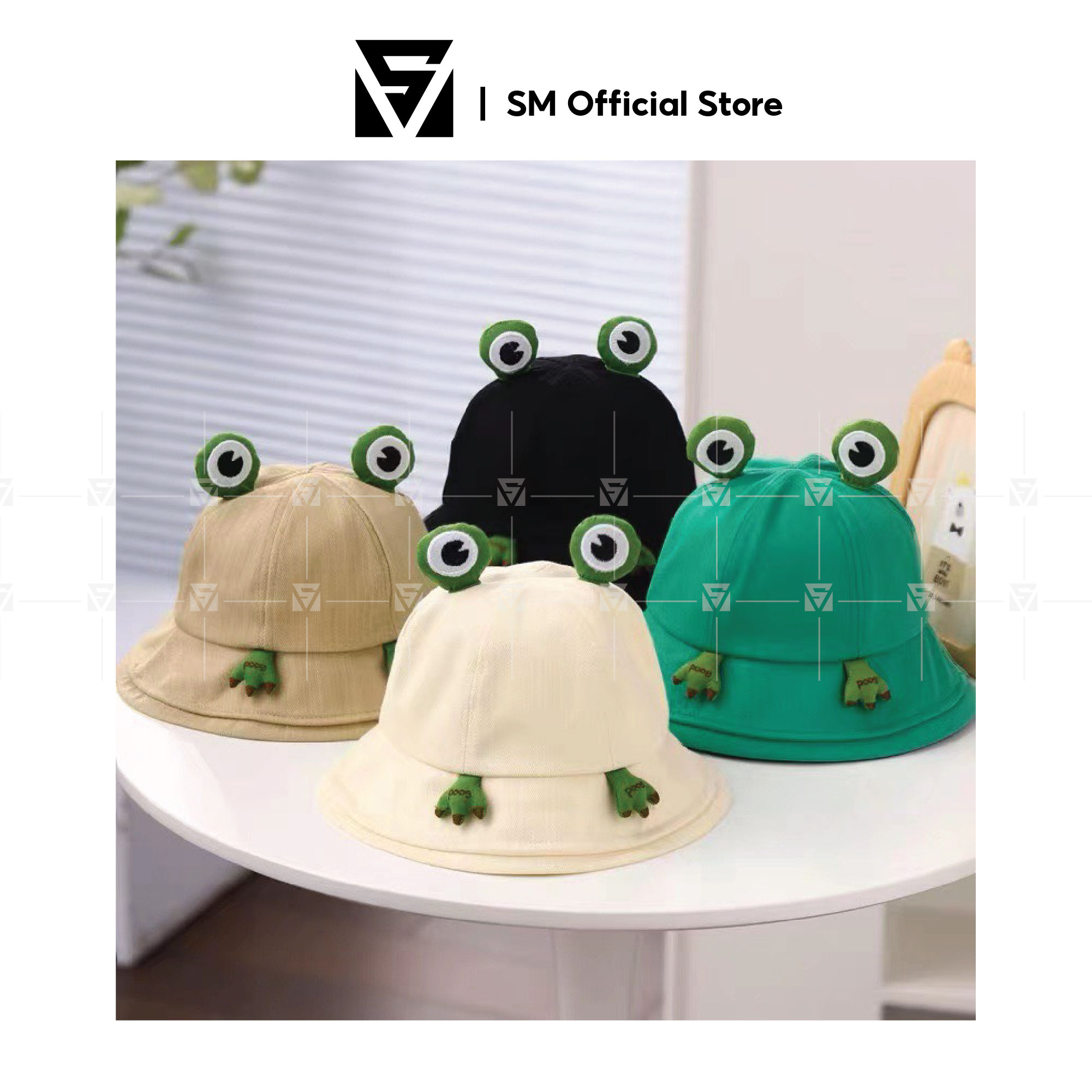 Mũ Nón Bucket Hat Hình Ếch Dành Cho Unisex Nam Nữ Phong Cách Ulzzang Hàn Quốc - SMN029