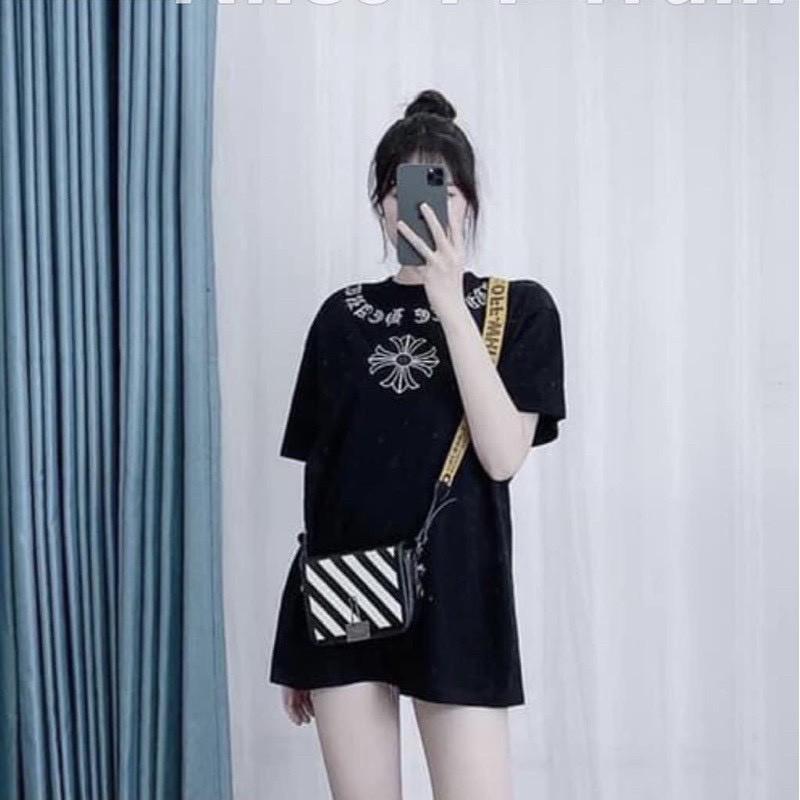 Áo thun nữ phom rộng dáng suông bầu bí bon chen thoải mái dễ mix đồ A091