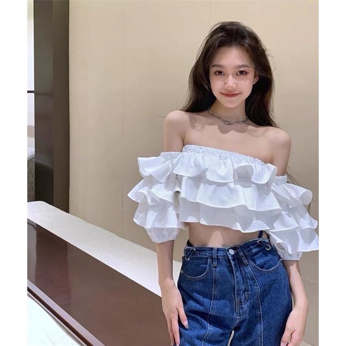 áo tần bèo trễ vai