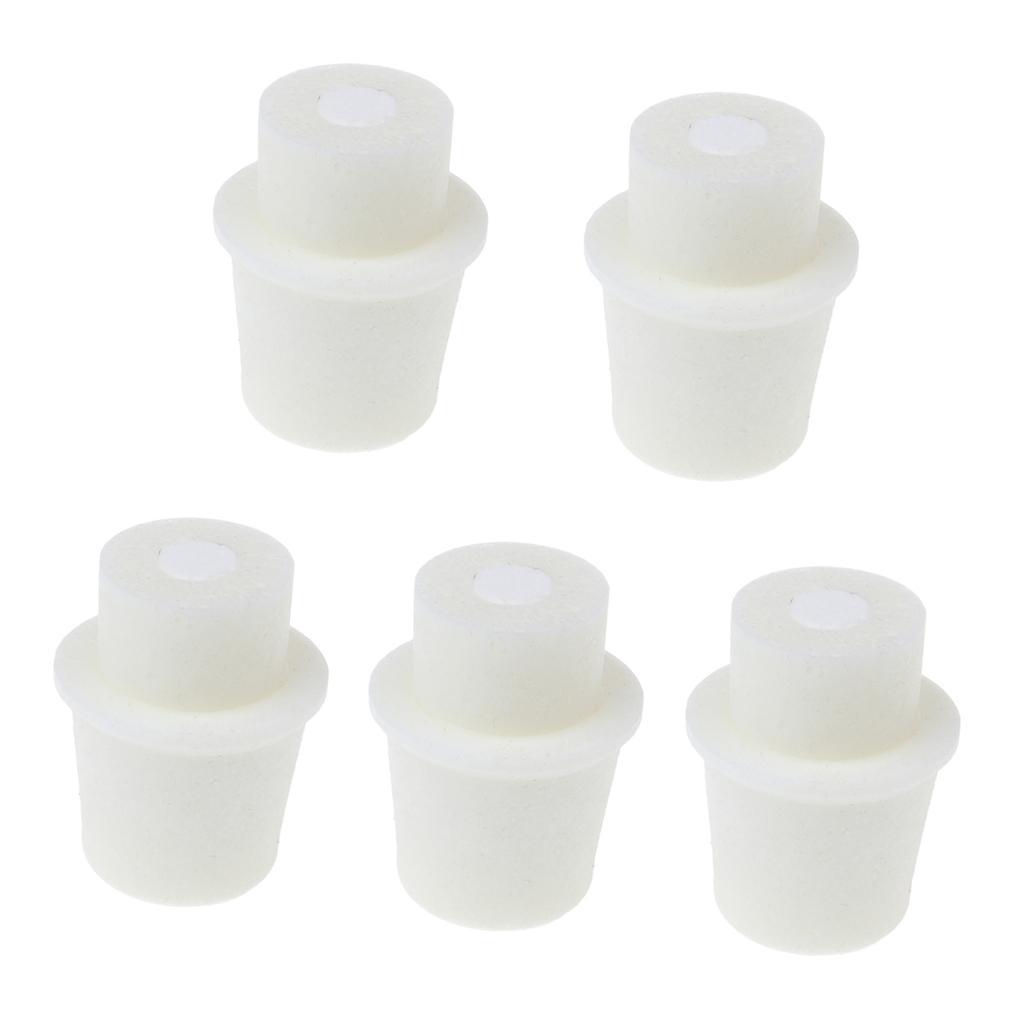 10x Silicone Flask Bottle Stopper Plug Cone Sealed Cover Cap 24-28mm&27-31mm