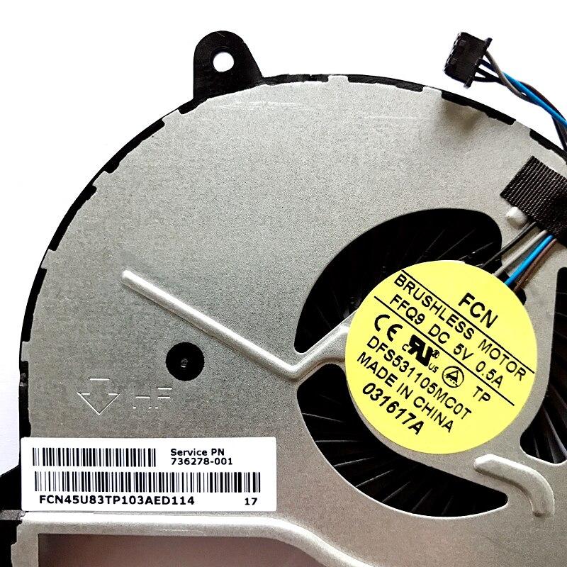 Mới Quạt Tản Nhiệt Cpu Laptop Cho Hp Pavilion 15-n210tx 15-n210sy 15-n210tu 15-n210us