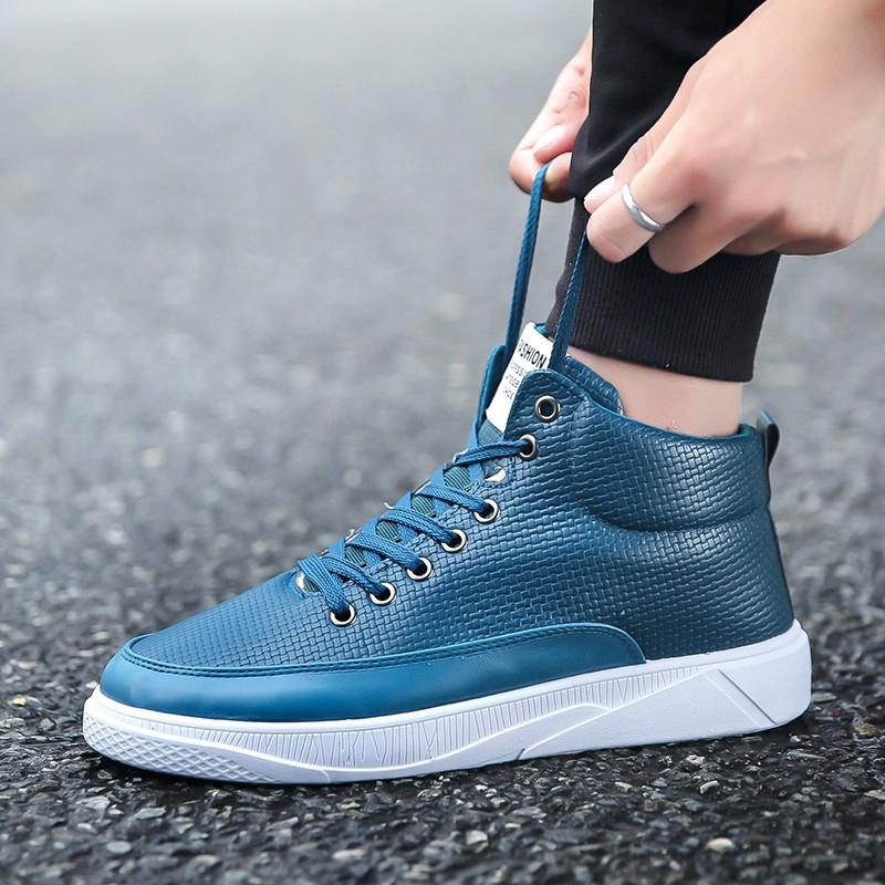 Giày thể thao canvas cổ cao thời trang cho nam