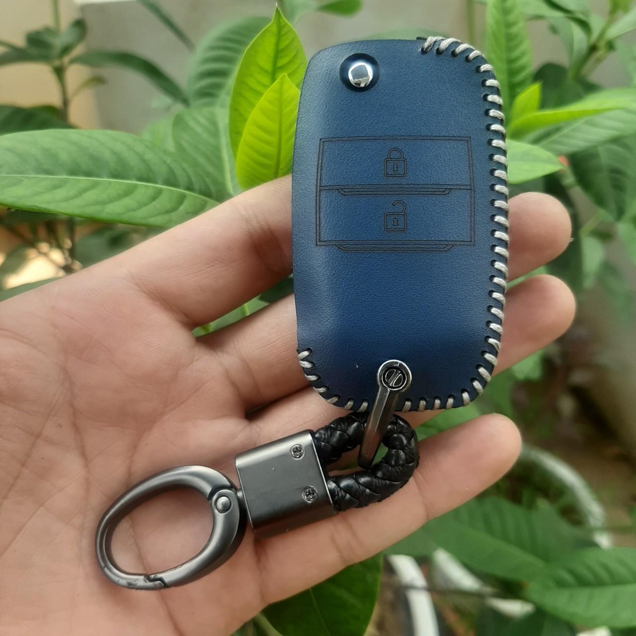 Bao Da Chìa Khóa KIA . Da Bò THẬT, Khắc Tên + Số ĐT