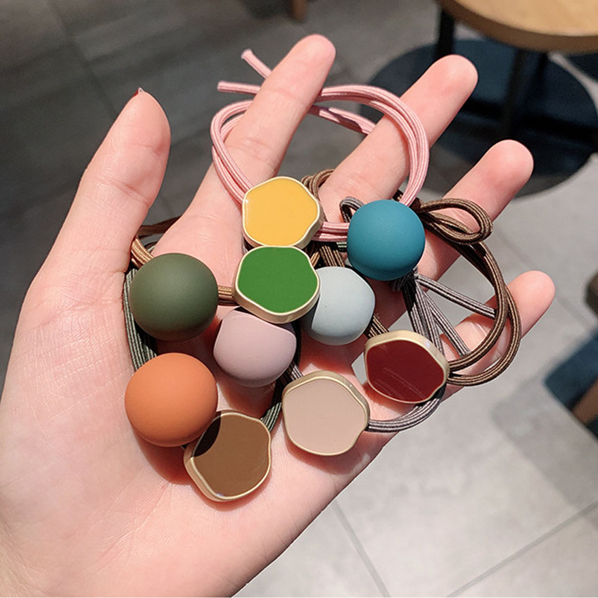 Dây buộc tóc nữ Morandi NASI dễ thương phong cách hàn quốc thun cột tóc nữ co giãn tốt phụ kiện tóc