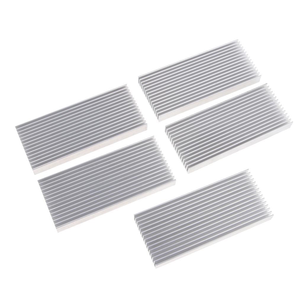 5Pack Aluminum Heat Sink Cooling Fin for CPU SMD LED RAM