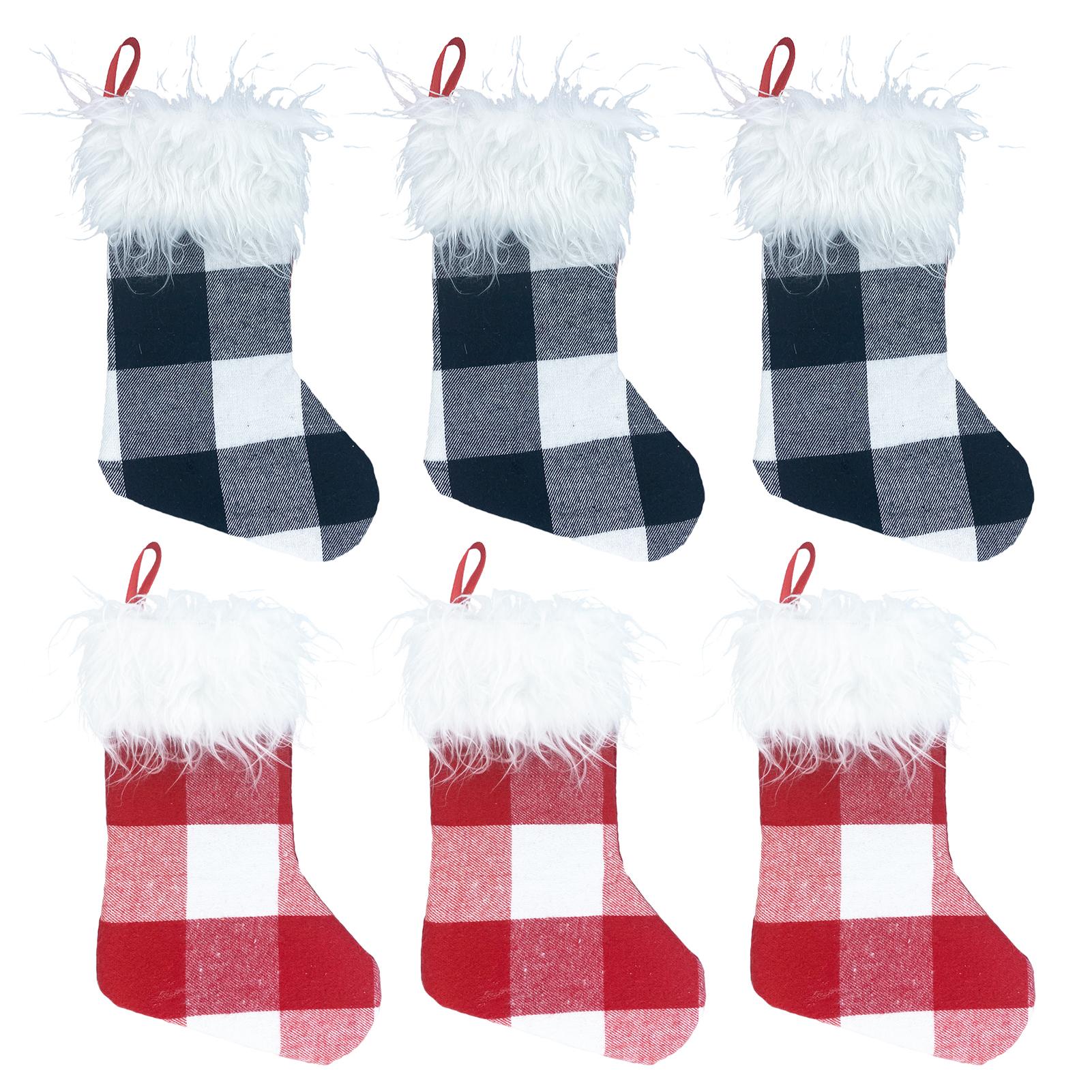 6 chiếc tất trang trí cho giáng sinh