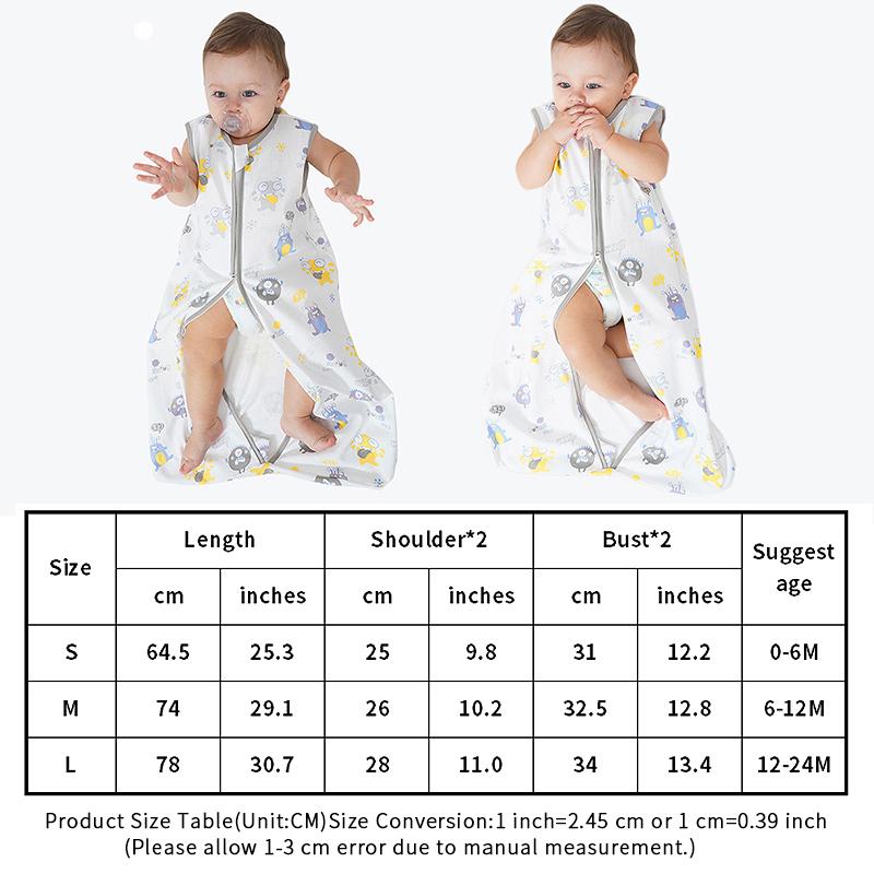 Túi Ngủ Cho Bé Áo Vest Trẻ Em Dây Kéo Sleepsack Mùa Hè Thoáng Khí Ngủ Bao Cho Trẻ Nhỏ Cho Bé Bebe Bao
