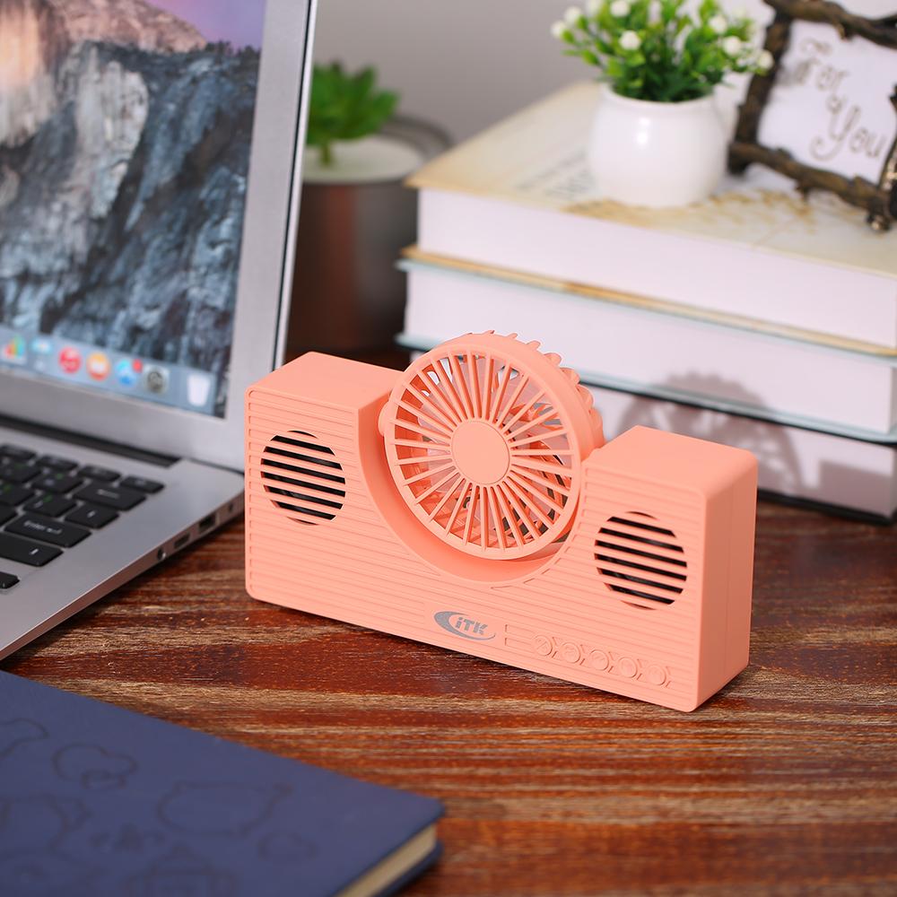 Loa mini BT có quạt,không dây,hộp âm thanh di động đa chức năng Hỗ trợ Thẻ TF AUX IN Máy nghe nhạc MP3