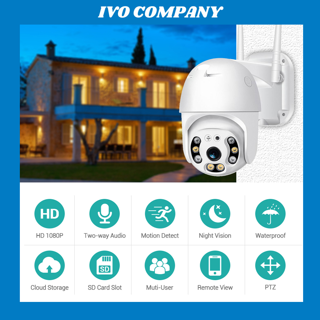 Camera Không Dây 3g/4g PTZ Ngoài Trời Đàm Thoại 2 Chiều