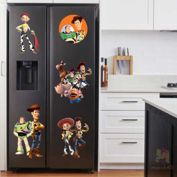 Miếng dán Stickers chủ đề Toy Story