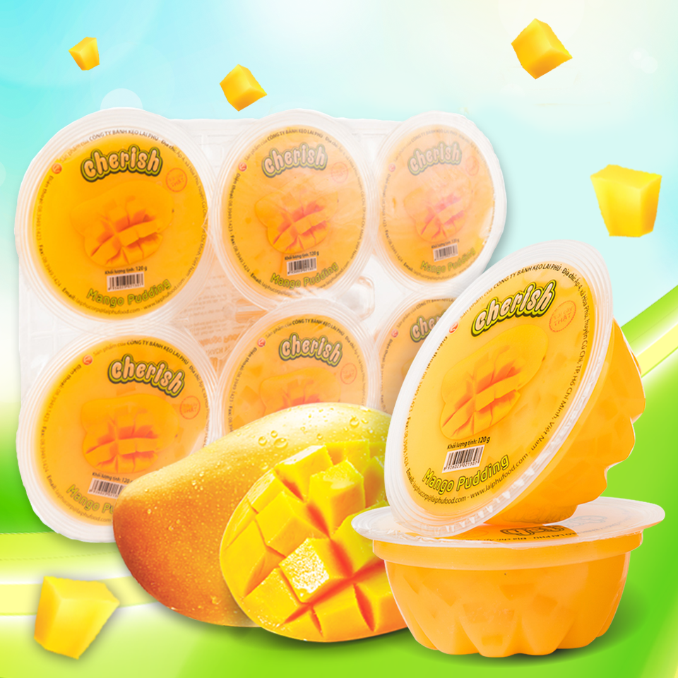 Thạch pudding Cherish vị Xoài 720g