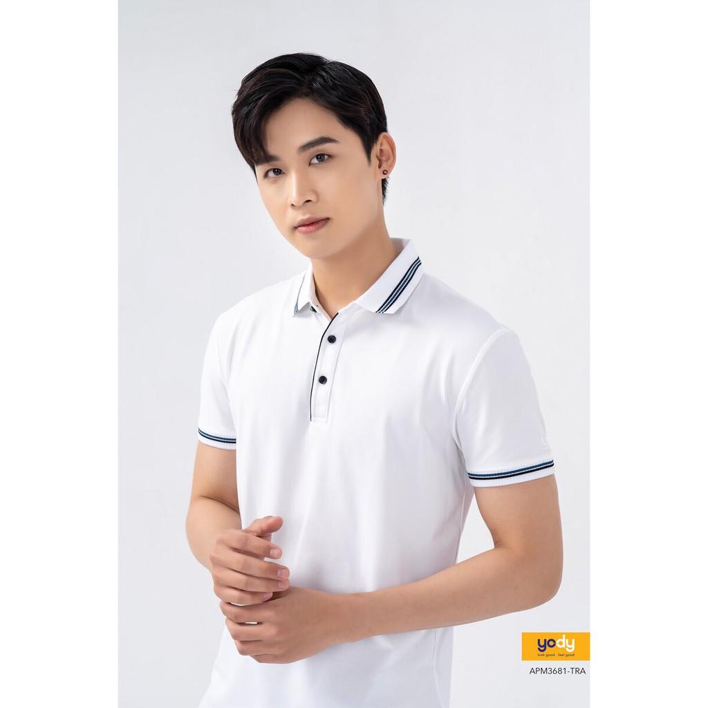 Áo Phông Polo Nam YODY Phối Bo Trẻ Trung Chất Liệu Coolmax Thoáng Mát - APM3681