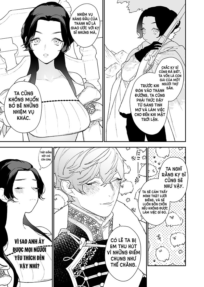 [21+] thánh nữ không thể khước từ tình yêu cháy bỏng của chàng hiệp sĩ trẻ tuổi chapter 1.1 9