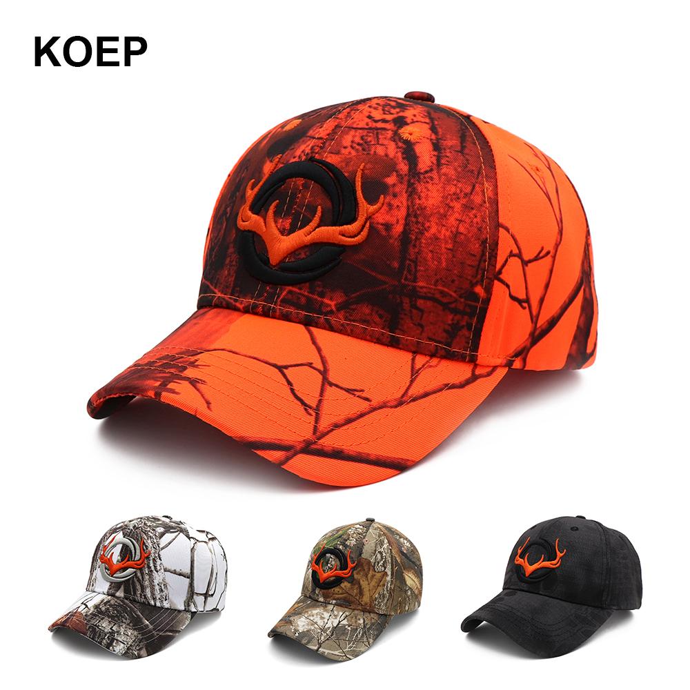 KOEP MỚI CAMO Bóng chày Cá mũ câu cá nam săn bắn ngoài trời Color: Black Size: One Size Fits Most