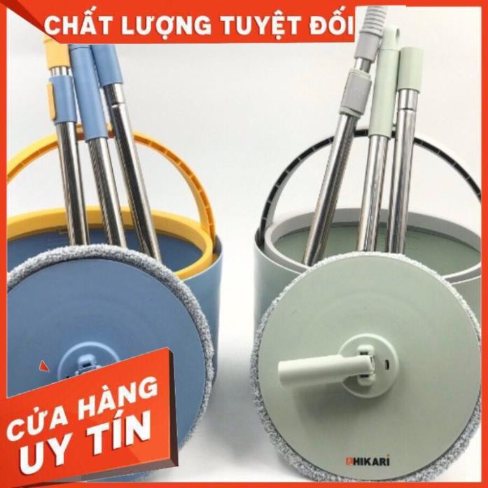 SIÊU HChổi lau nhà thông minh HIKARI HR-365F công nghệ Nhật lau sạch gấp 3 lần chổi thường