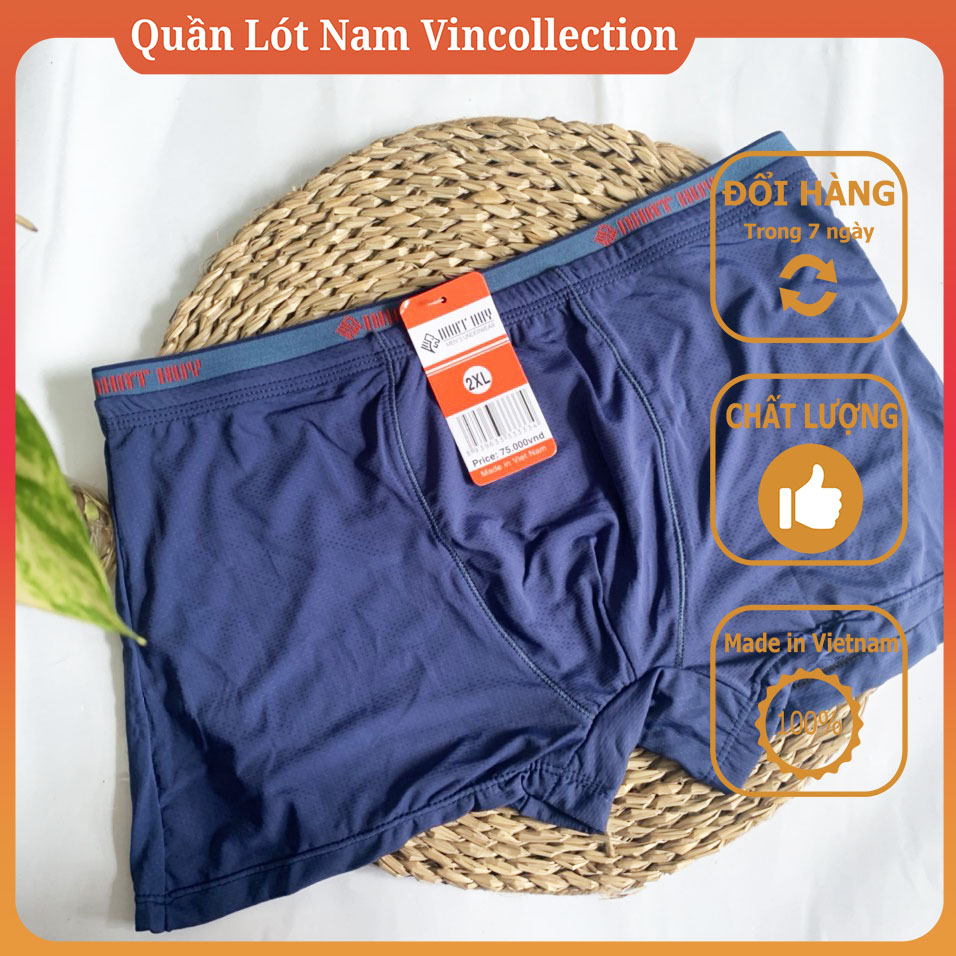 |Combo 7| Quần Lót Nam Đùi Nhật Huy Vải Thông Hơi Kim Lạnh Cao Cấp Sịp Đùi Nam Quần ship nam đẹp đùi combo thun lạnh sexy cao cấp nhỏ - Quần Lót Nam Vincollection