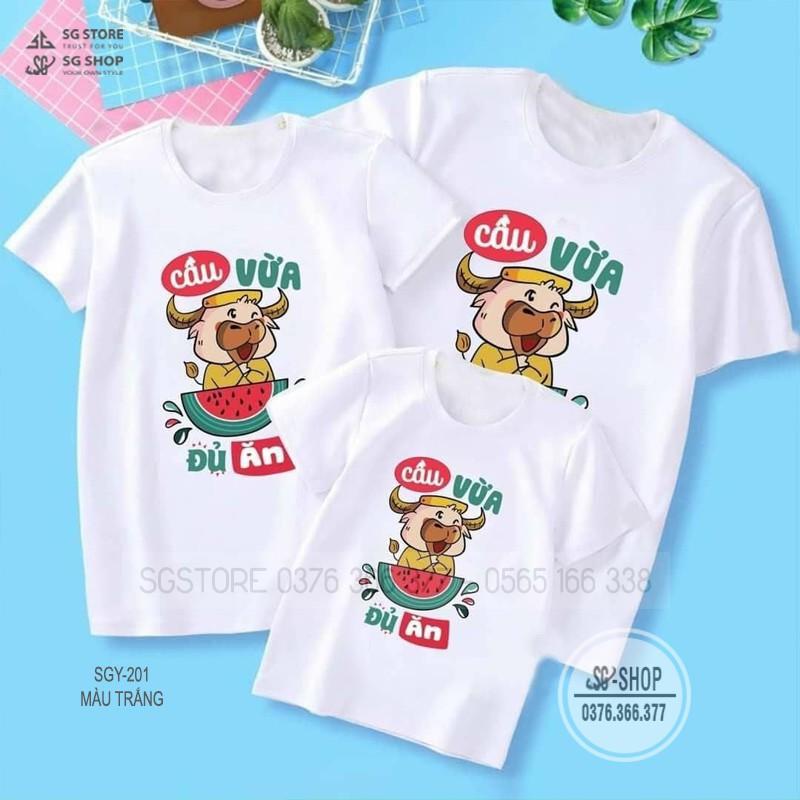 Áo Tết gia đình - Áo thun Tết Tân Sửu 2021 - Thun cotton 4 chiều | SGSHOP