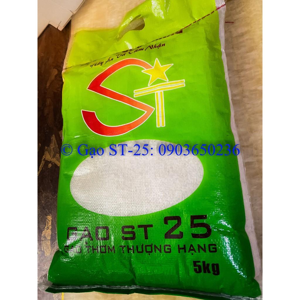 GẠO ST25- NGON NHẤT THẾ GIỚI 2019 - ĐẶC SẢN SÓC TRĂNG-10kg