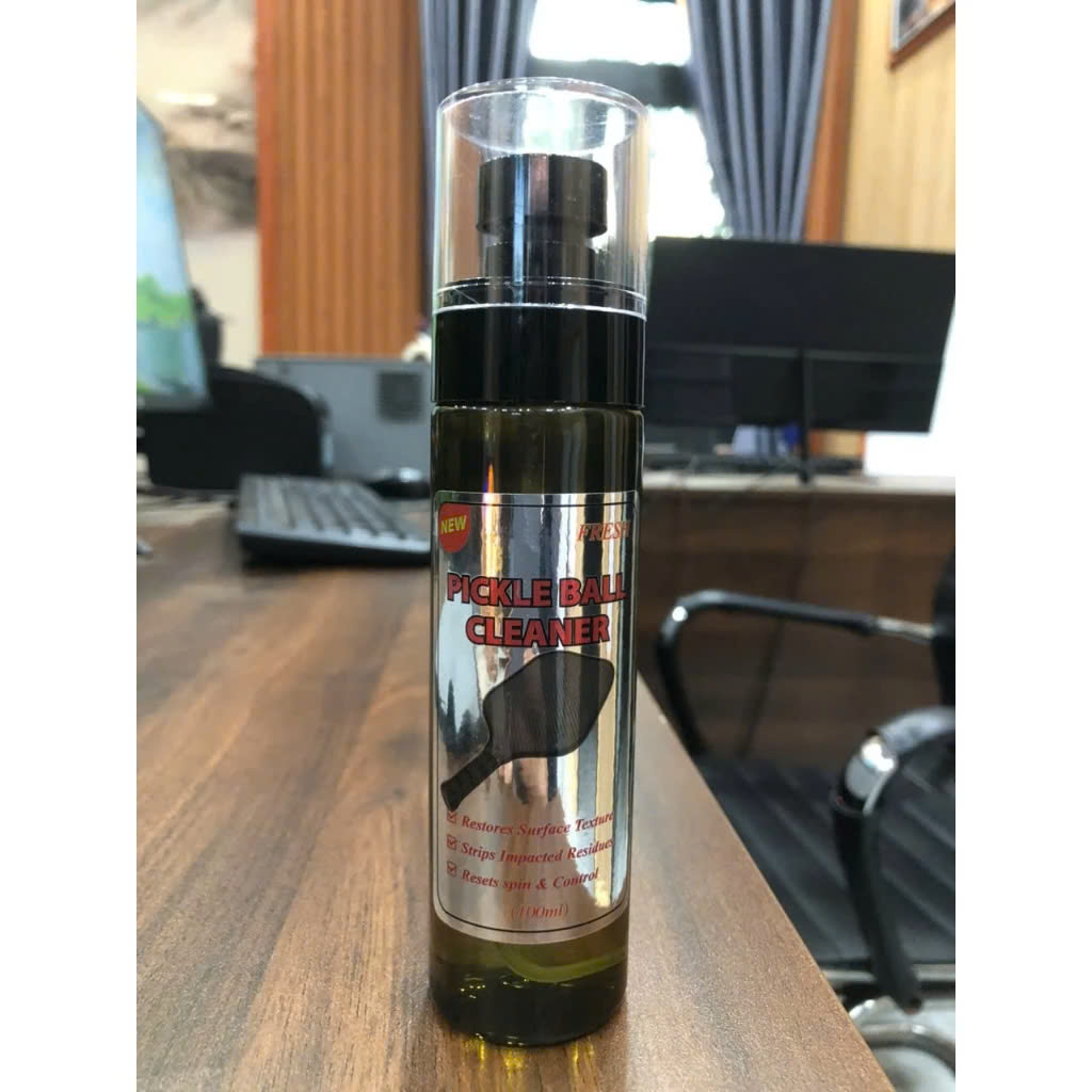 Bình xịt vệ sinh mặt vợt Pickleball TẶNG KÈM 1 KHĂN LAU