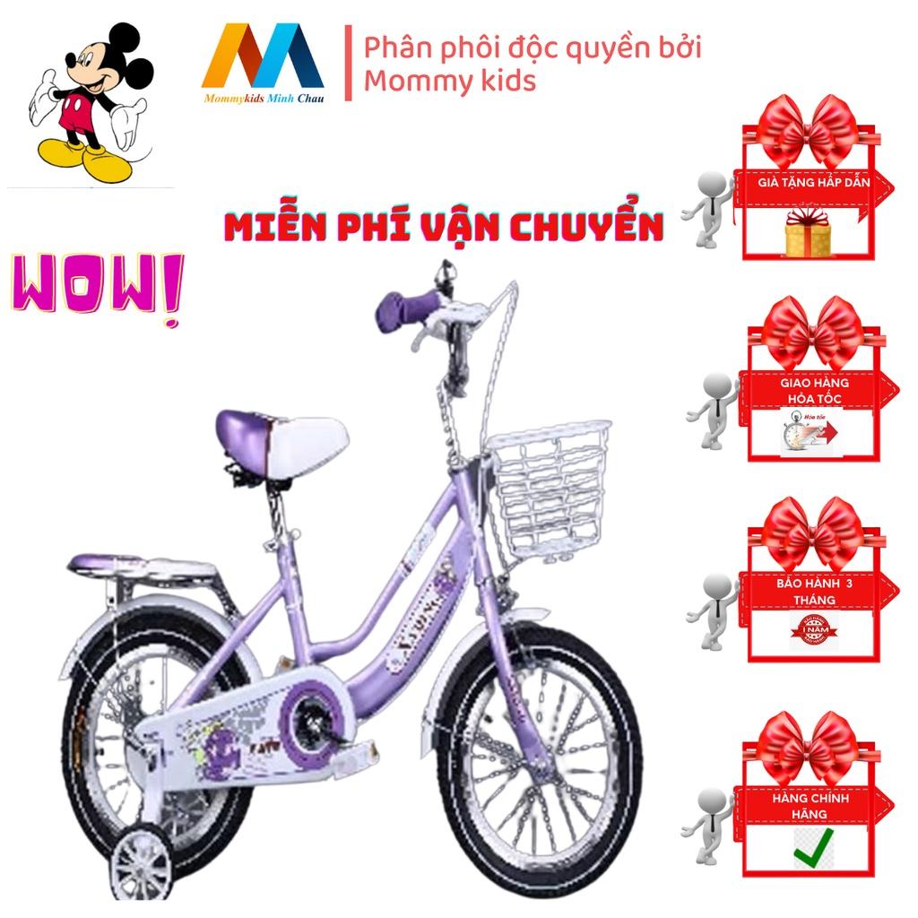 Xe đạp trẻ em Mommykids Minh Châu kiểu dáng KHUNG NỮ Xaming size 12/14/16/18/20