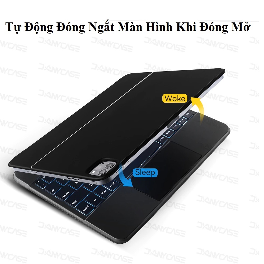 Ốp Lưng Kèm Bàn Phím Magic Keyboart Dành Cho iPad Pro 11 inch , iPad M2/ M1, iPad Air 4/ Air 5 10.9 inch iPad 10 2022 Gen 10 Chính Hãng Dux Ducis Hít Nam Châm - Hàng Nhập Khẩu