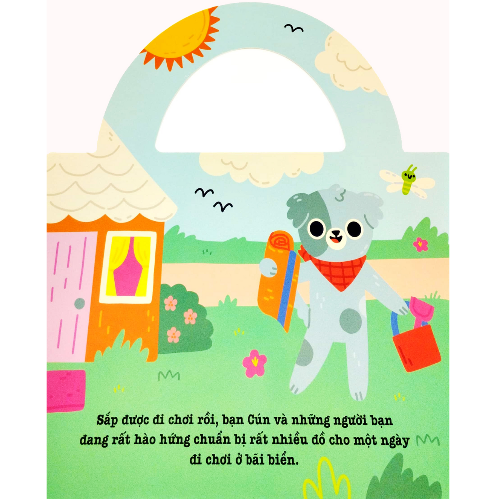 Sách Phát Triển Kĩ Năng Cho Bé - Giỏ Đồ Vui Nhộn: Bãi Biển