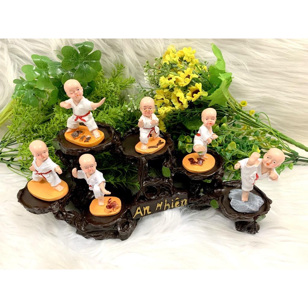 Full Set bộ 6 tượng Karate kèm đế tượng 6 chân An Nhiên