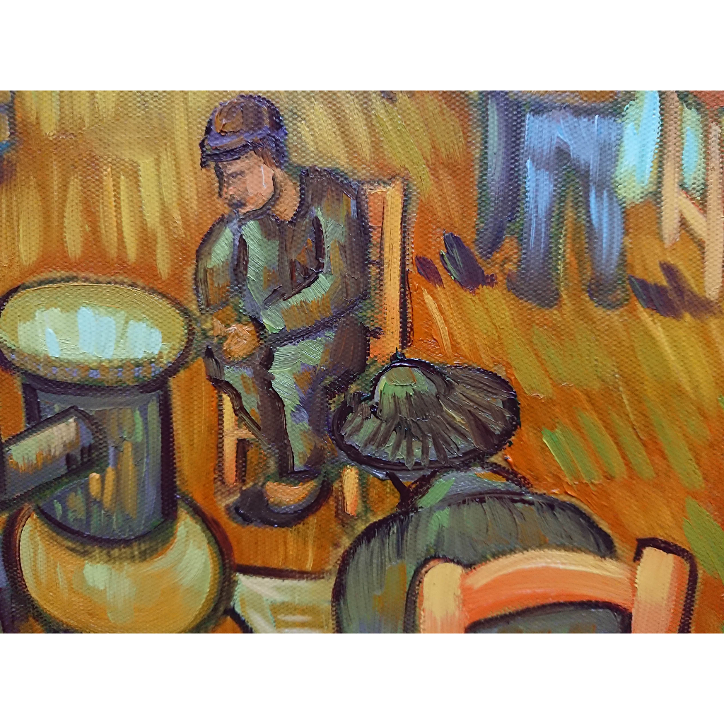 Nhà Tình Thương - Tranh Sơn Dầu Vẽ Tay 30x40cm